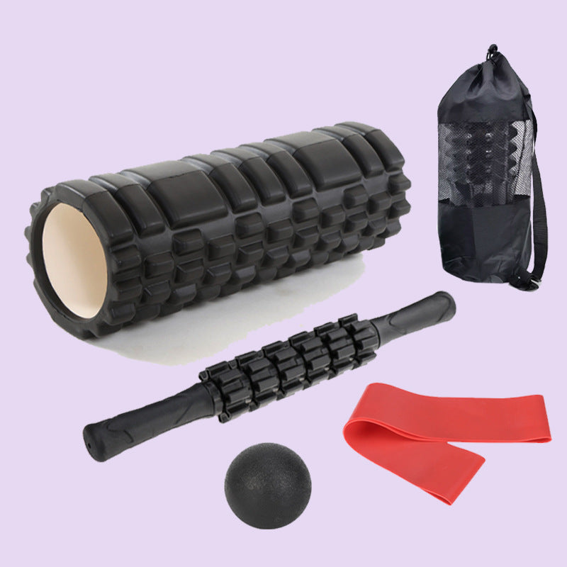 Foam Roller Yoga Column Set with Massage Stick for Pilates and Fitness