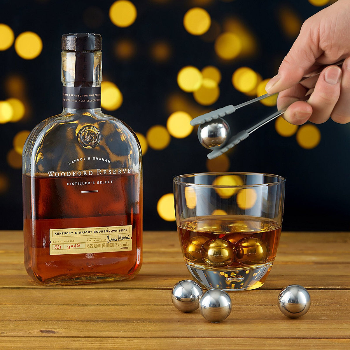 304 Stainless Steel Reusable Whiskey Ice Balls for Drinks