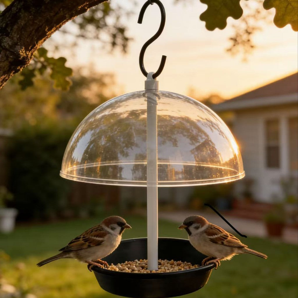Hummingbird Feeder Outdoor Hanging Metal Anti-Squirrel Bird Feeder