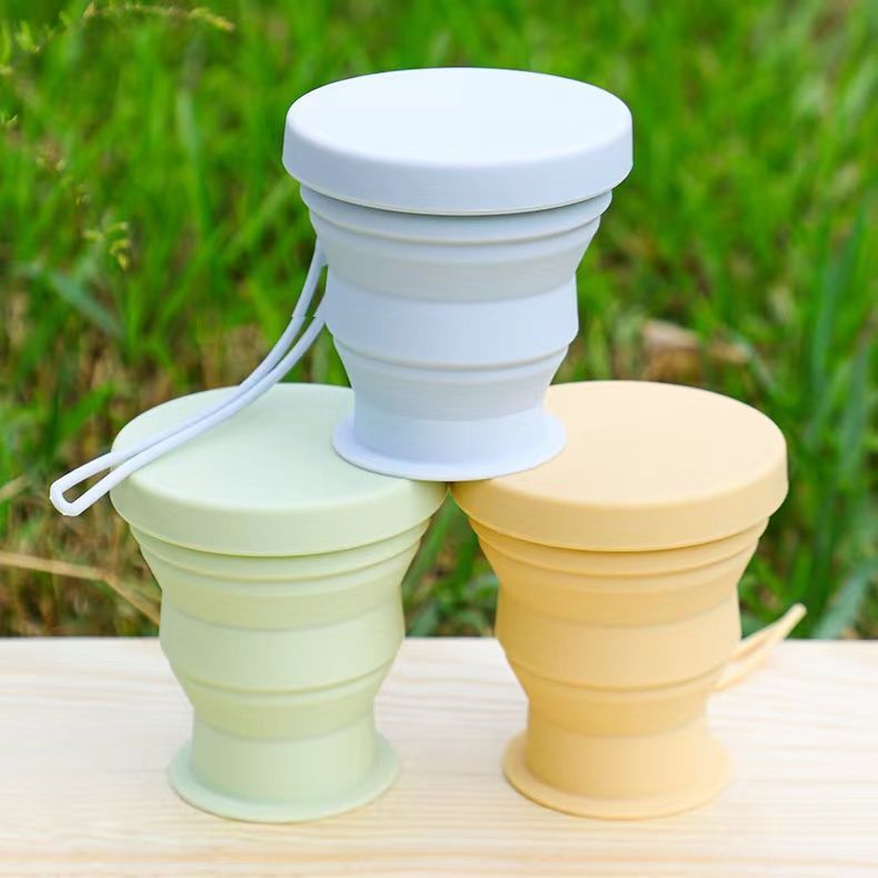 Portable Silicone Folding Cup for Travel and Outdoor Use