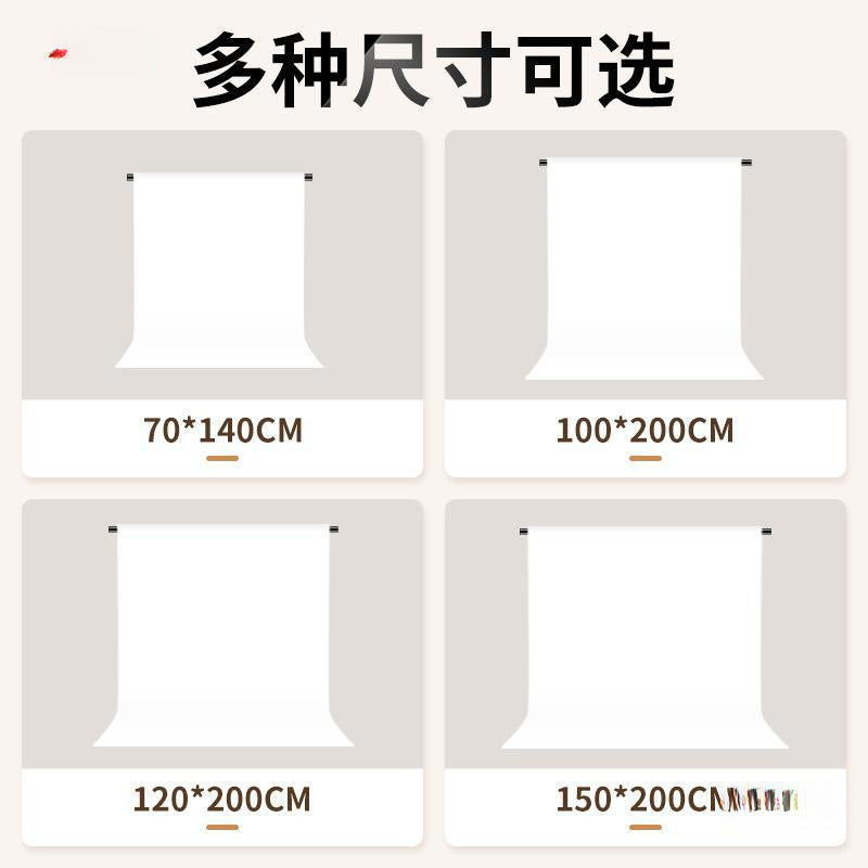 Professional Photography White Background Kit for Still Life Product Shooting - PVC Backdrop with Light Stand