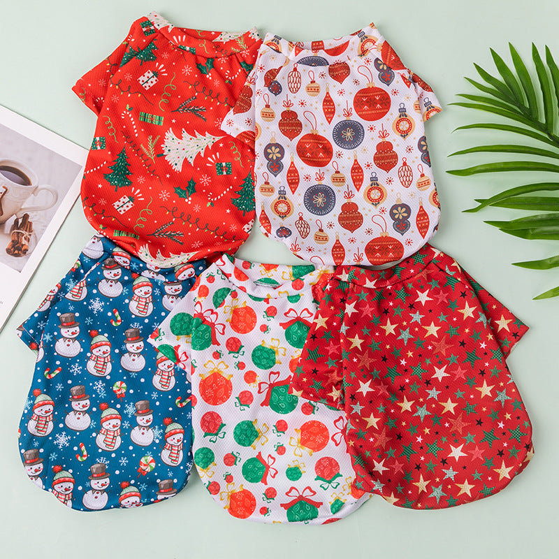 Christmas Pet Hoodie for Small to Medium Dogs and Cats, Festive Holiday Apparel