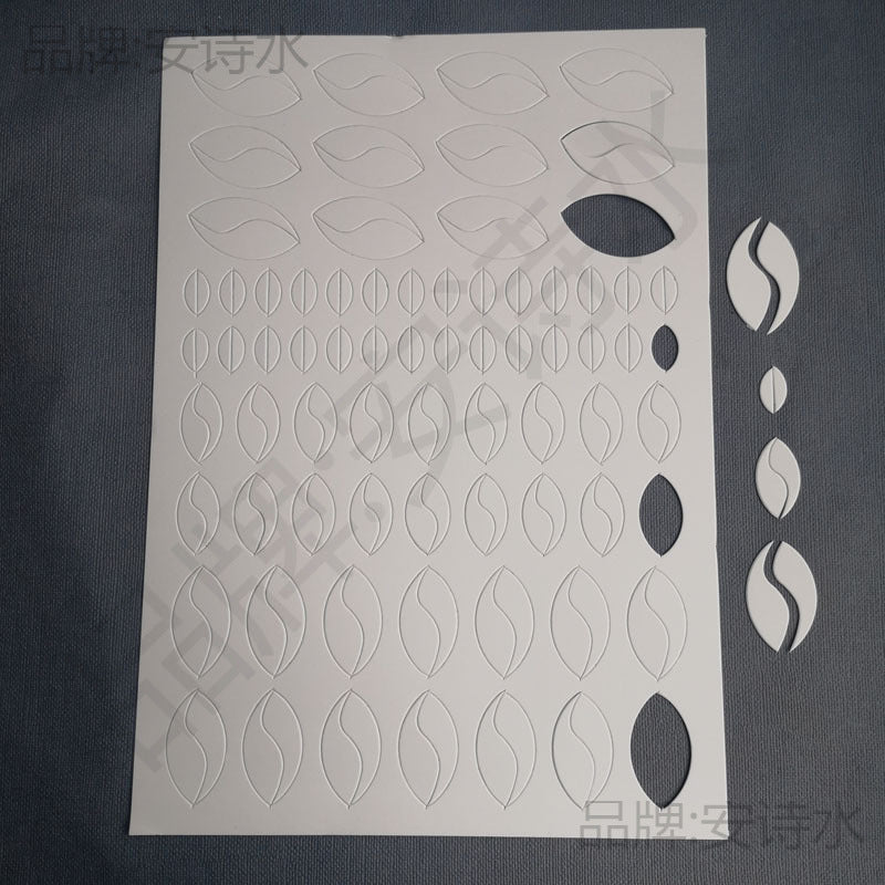 Chinese Style Paper Cutting Template for Hair Accessories and Flower Making - DIY Craft Material