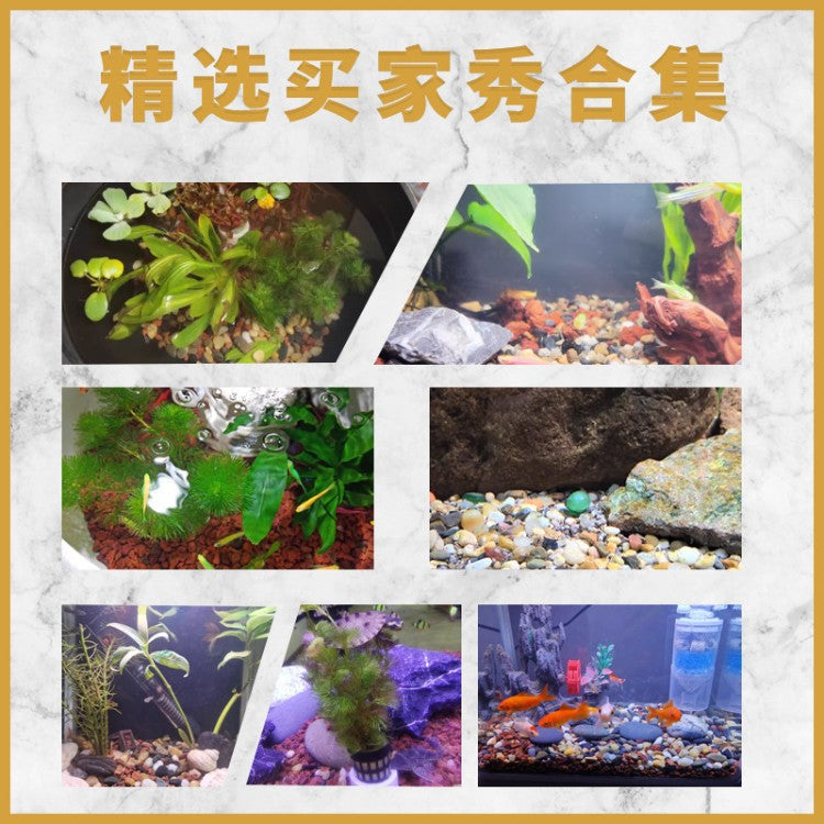 Natural Volcanic Rock and Stream Stone Aquarium Substrate for Fish Tank Decoration and Filtration
