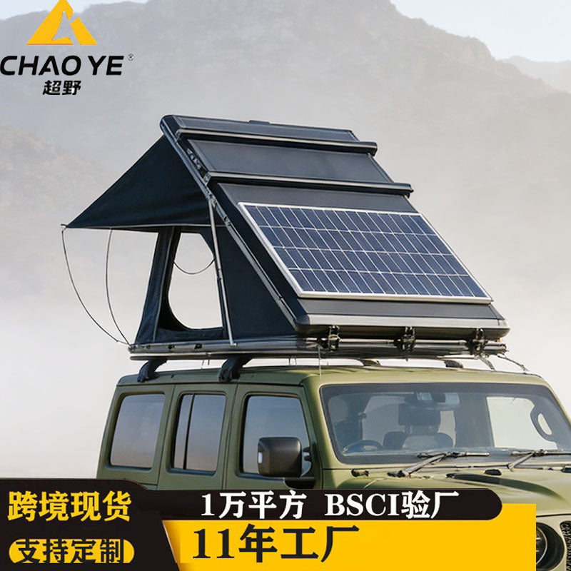Automatic Hard-Shell Rooftop Tent for SUV Camping - Aluminum Alloy, Waterproof & Windproof