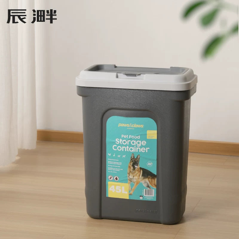 Pet Food Storage Container with Scoop - Dustproof, Moisture-proof, Insect-proof for Dog & Cat Food