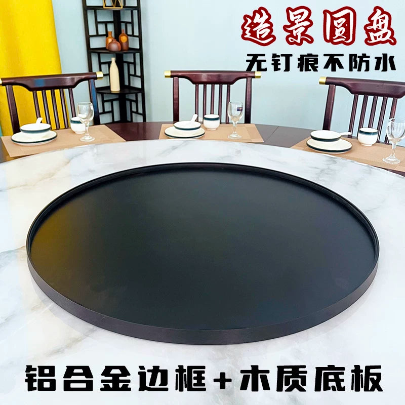Rotating Turntable Base for Dining Table Centerpiece and Landscape Displays