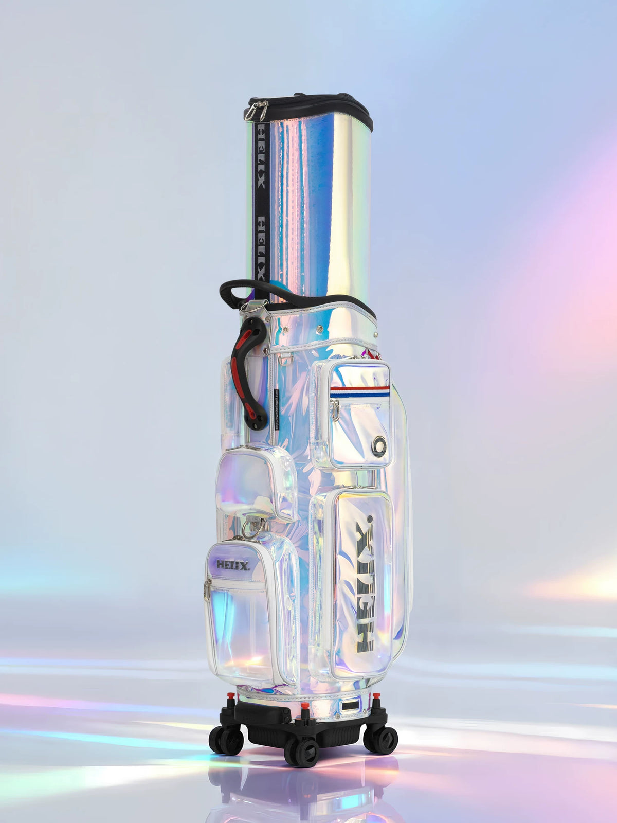 HELIX Iridescent Waterproof Translucent Golf Travel Bag
