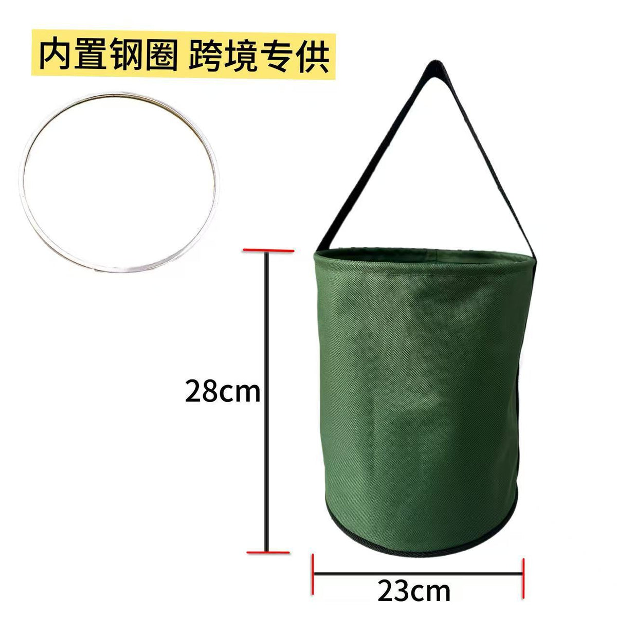 Garden Tool Bag with Handle, Oxford Cloth Storage Bucket, Durable