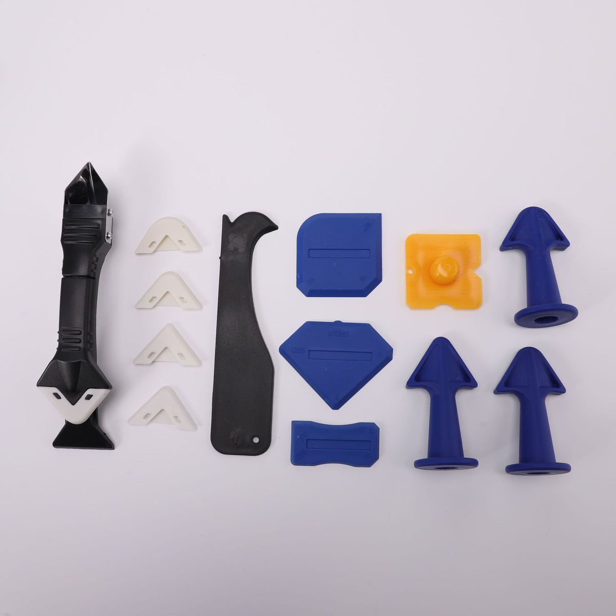 Caulking Scraper Tool Kit for Tile Grout and Sealant Finishing