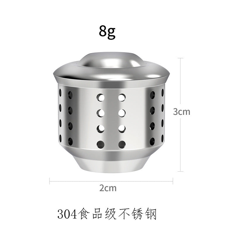 304 Stainless Steel Anti-Splash Lid for Moka Pots and Coffee Makers
