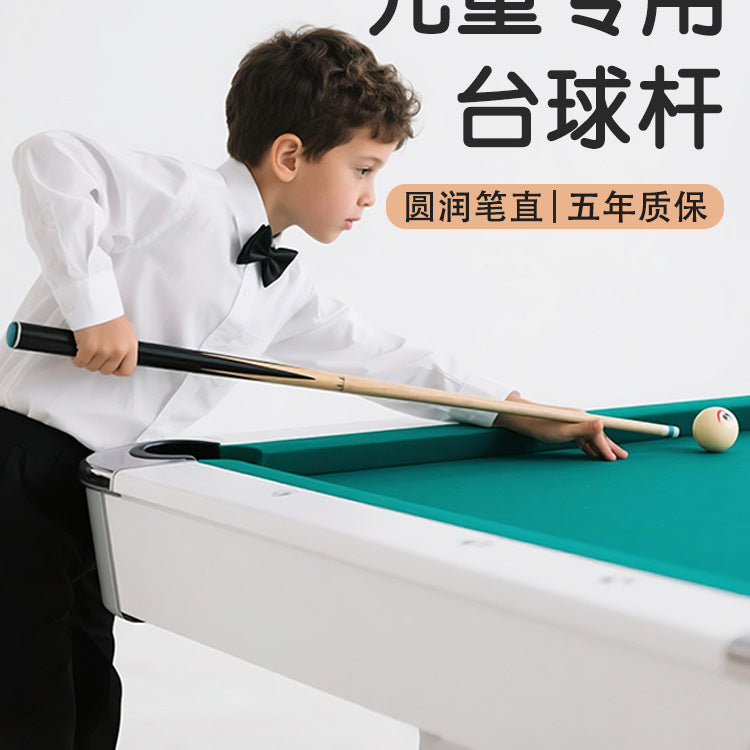 Kids Pool Cue Stick 1m Short Billiard Cue for Children and Teenagers, Small Tip Chinese Eight Ball Professional Adult