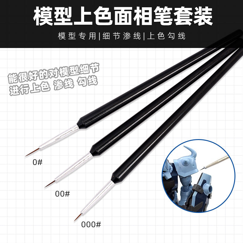 Fine Detail Paint Brush Set for Model Kits and Figures
