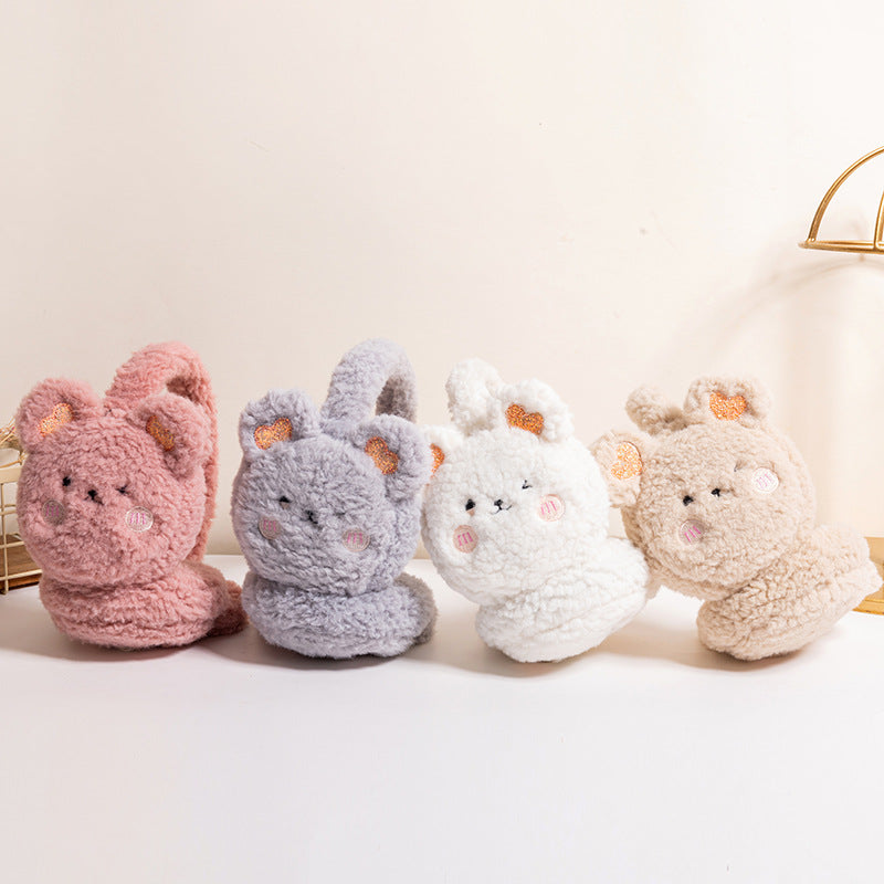 Kids' Winter Warm Knitted Earmuffs Adjustable Ear Covers