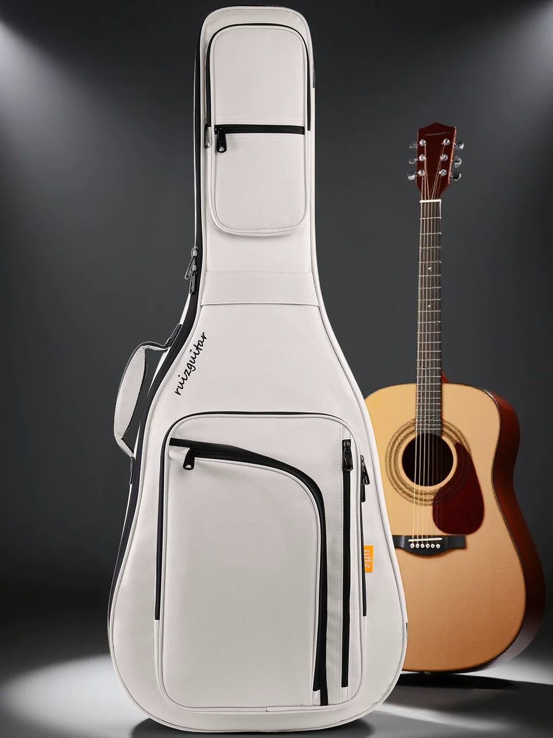 Ruiz 40/41-inch Acoustic/Electric Guitar Gig Bag, Thickened Waterproof Dual-Shoulder Backpack