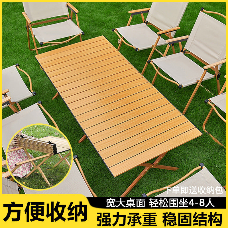 Portable Folding Camping Table and Chair Set for Outdoor Activities