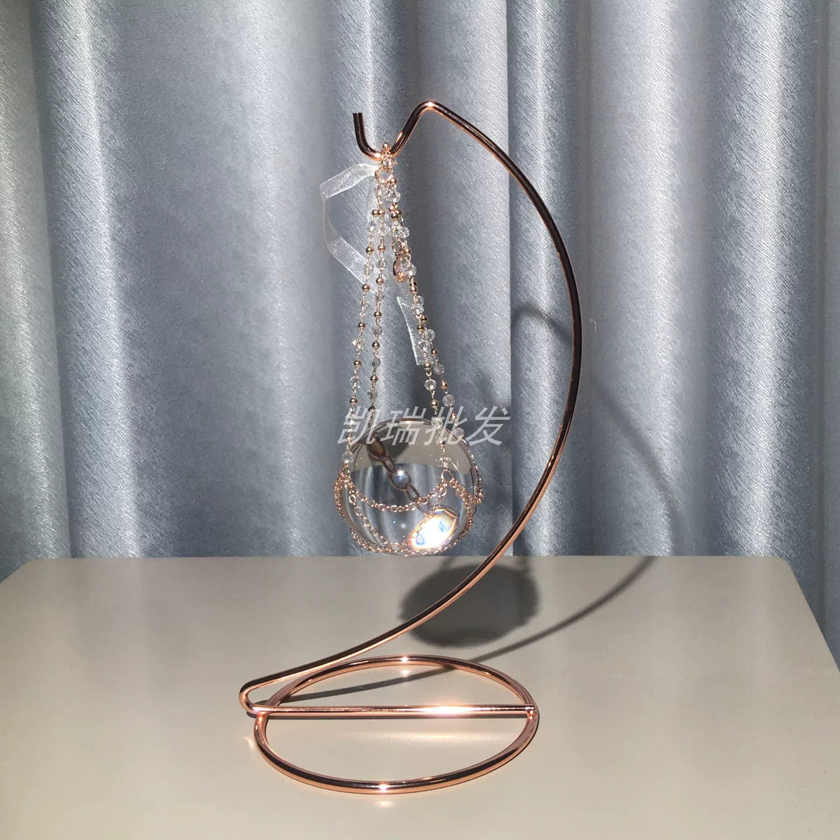 Metal Display Stand for Crystal Balls and Spheres, Decorative Ornament Base