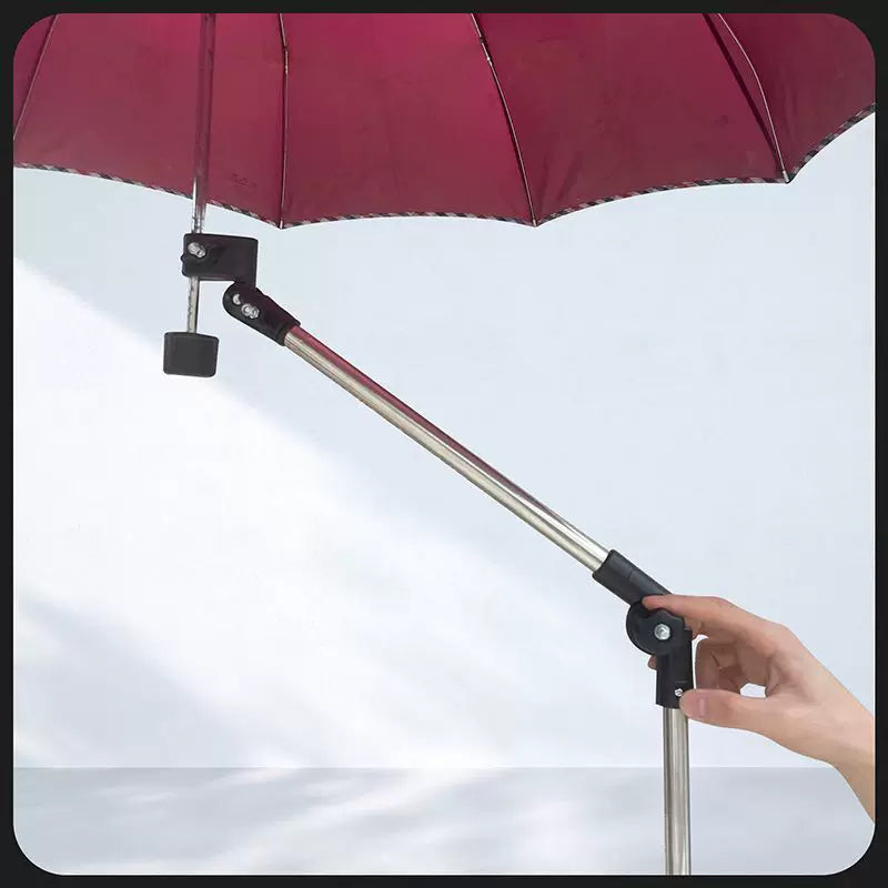 Outdoor Fishing Umbrella Stand with Ground Insert, Adjustable and Thickened for Sun Protection and Rainproof