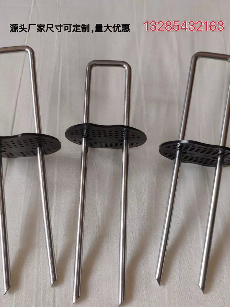 Galvanized U-Shaped Garden Staples for Weed Barrier Fabric and Netting