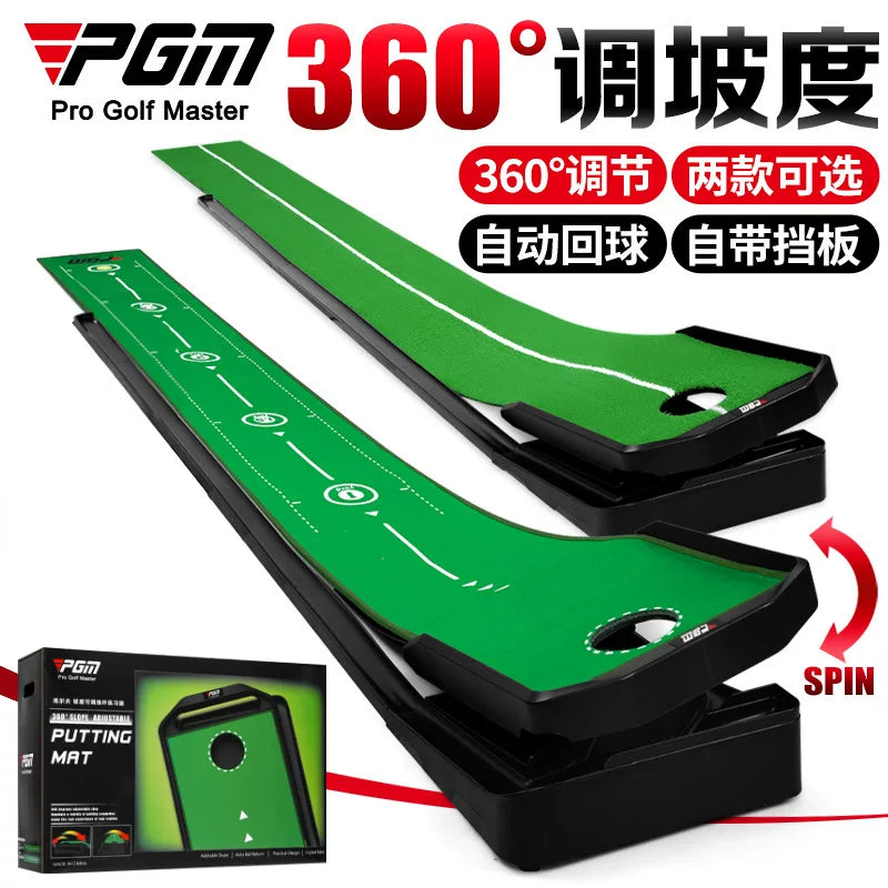 PGM Golf Putting Trainer with Adjustable Slope for Indoor Practice