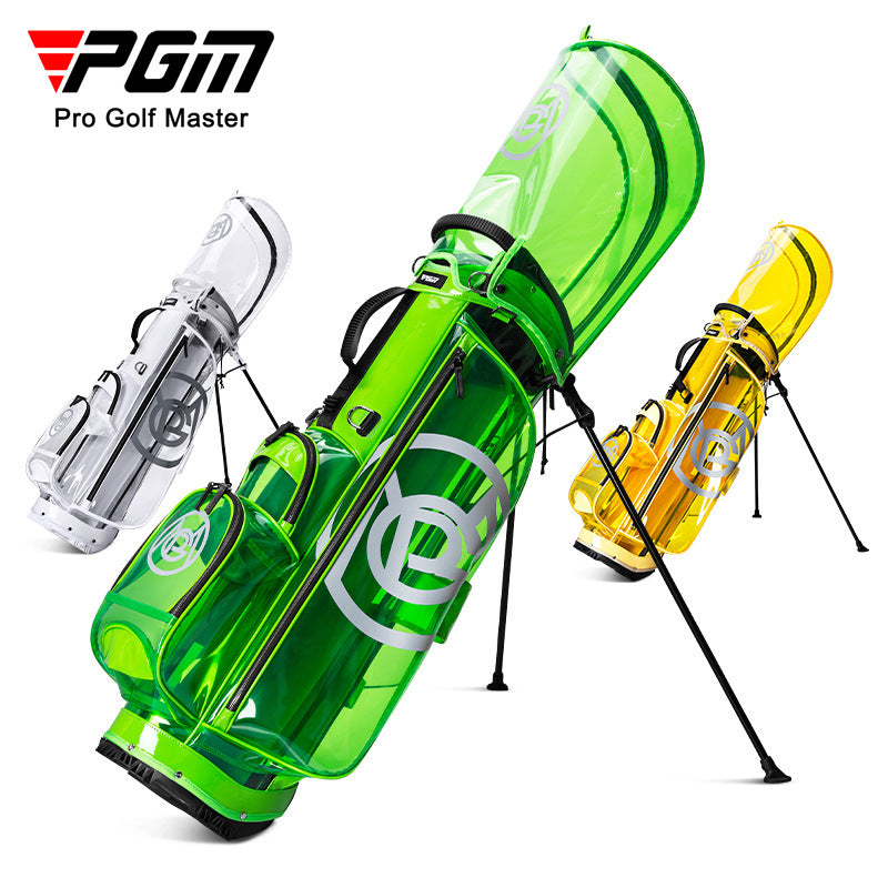 PGM Lightweight Golf Stand Bag with Transparent Design for Men and Women