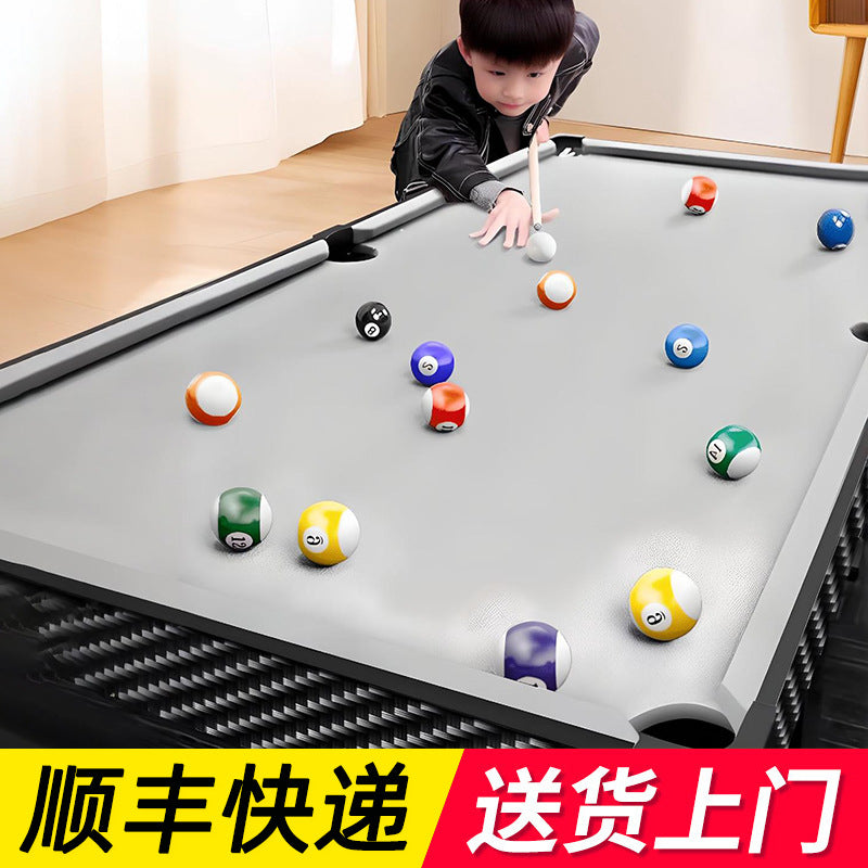 Kids' Mini Pool Table Set, Indoor Desktop Billiards Game for Boys, Family Fun