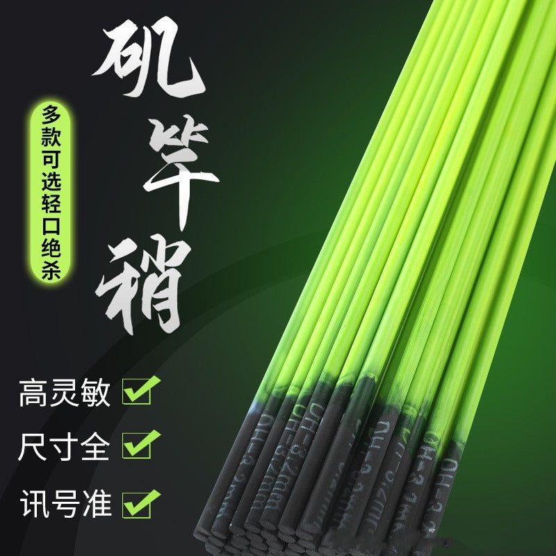 Fluorescent Carbon Fiber Fishing Rod Tip Replacement Solid Hard Carbon Fishing Pole Guide Ring