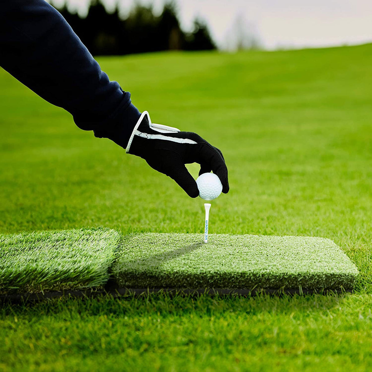 39x17 inch Golf Hitting Mat for Indoor Outdoor Swing Practice