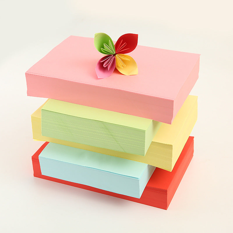 A4 Colored Copy Paper for Kids' Crafts, Origami, and Printing - 70gsm