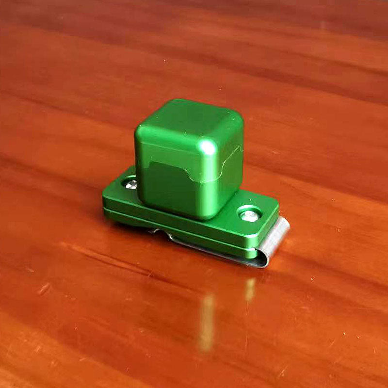 Aluminum Square Belt Buckle Style Billiard Cue Tip Shaper and Clamp Set
