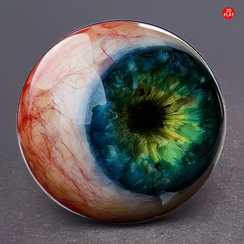 Realistic Eyeball Monster Eye Brooch Pin for Fashion & Costume Parties