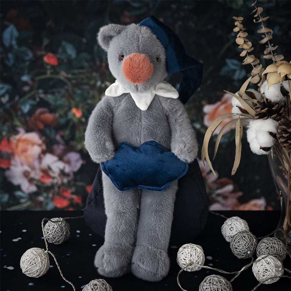 Dabron Clown Bear Plush Toy Doll, Cute Stuffed Animal for Birthday Gift, 42cm