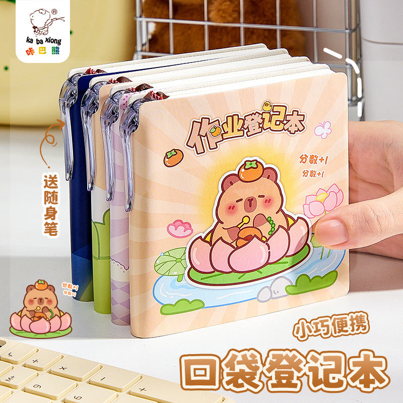 Kabaxiong Pocket Square Notebook Mini Portable Journal Diary