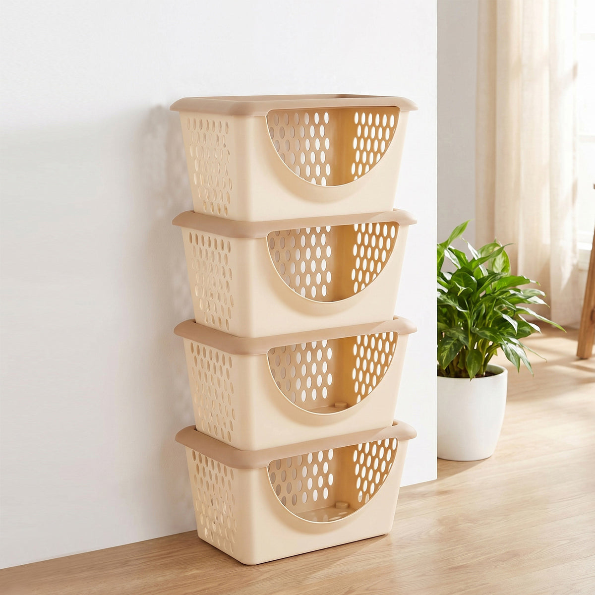 Multi-layer Storage Bin with Lid for Toys, Laundry, and Sundries