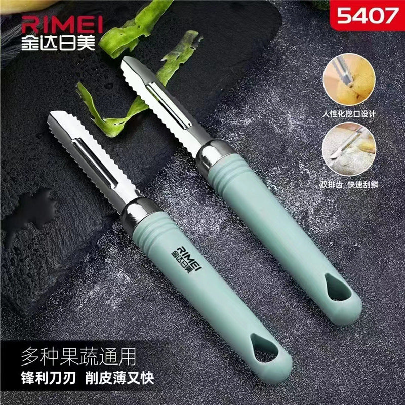 Jinda Rimei 5407 Vegetable and Fruit Peeler, Multi-purpose Peeler 5406, Peeling Knife, Fruit Knife