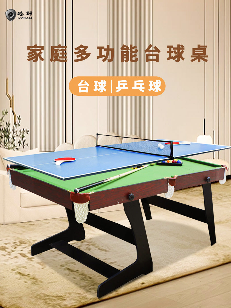 Foldable Snooker Pool Table for Home, Youth, Indoor - American Pool or Snooker, Multi-Game Options