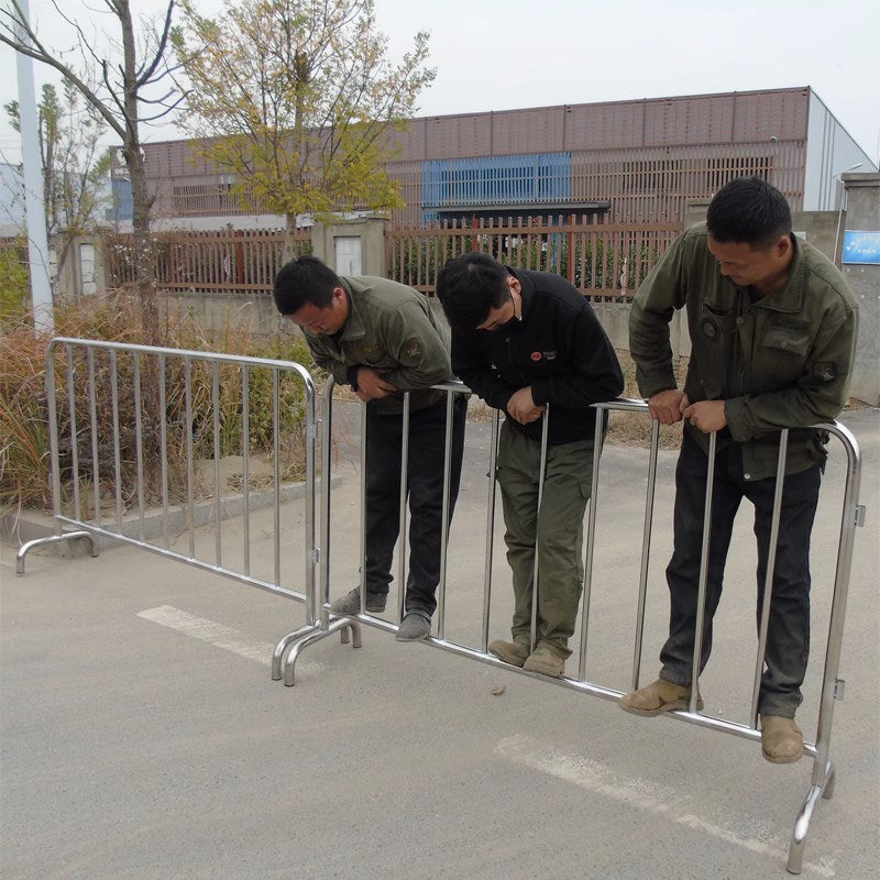 Outdoor Stainless Steel Crowd Control Barrier for Traffic, Events, and Safety