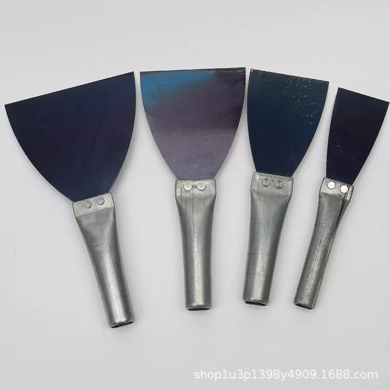 Wholesale Stainless Steel Putty Knife with Wooden Handle, Iron Handle Scraper, Multi-functional Putty Spatula for Industrial Use