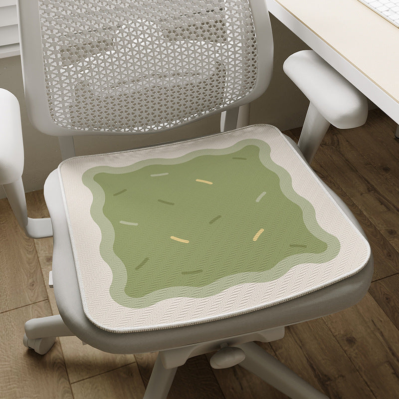 Plush Chenille Non-Slip Seat Cushion for Office Chair Dining Stool