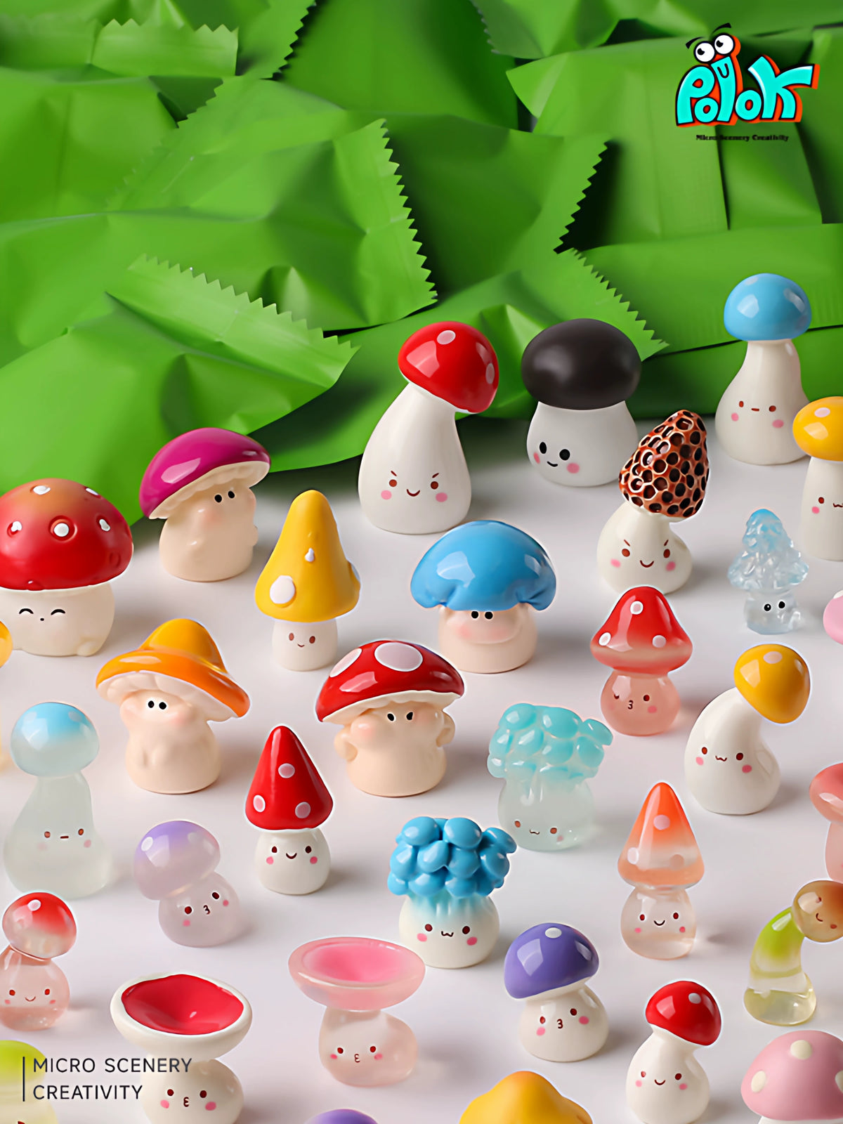 Miniature Mushroom Fairy Blind Bag Figurines - Creative Micro Landscape Ornaments