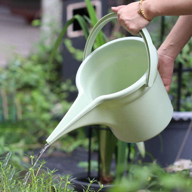 5L Plastic Watering Can with Long Spout for Garden and Home Plants
