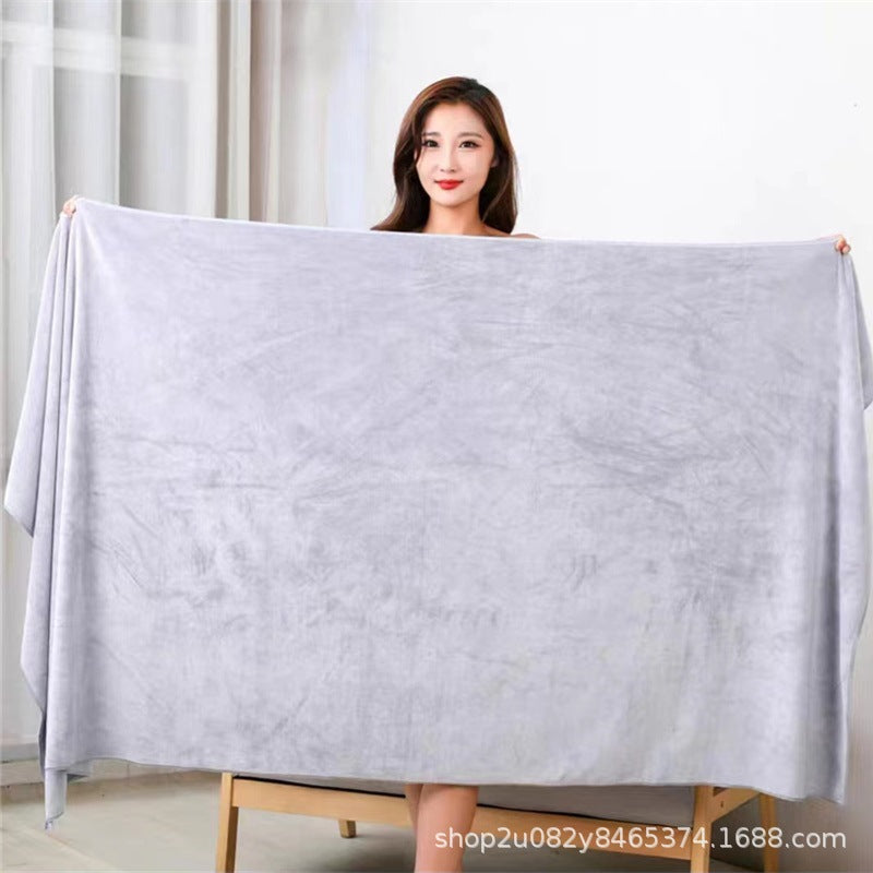 Extra Thick Absorbent Bath Towel for Spa, Massage, and Beach Use - Customizable Logo