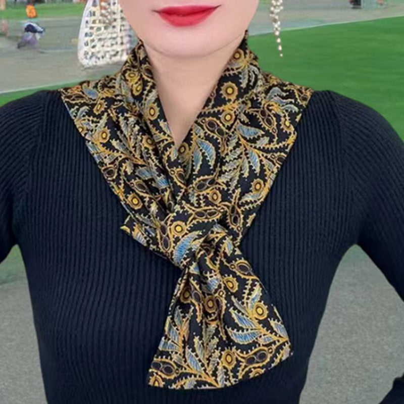 Fashionable Velvet Neck Warmer Scarf with Pocket - Windproof & Cold Protection
