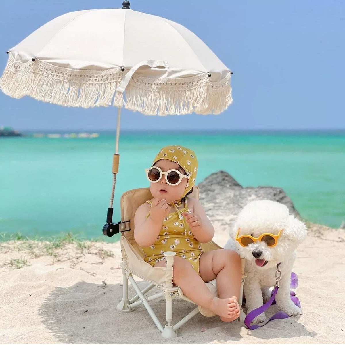 Baby Stroller and Chair UV Protection Umbrella for Outdoor Use