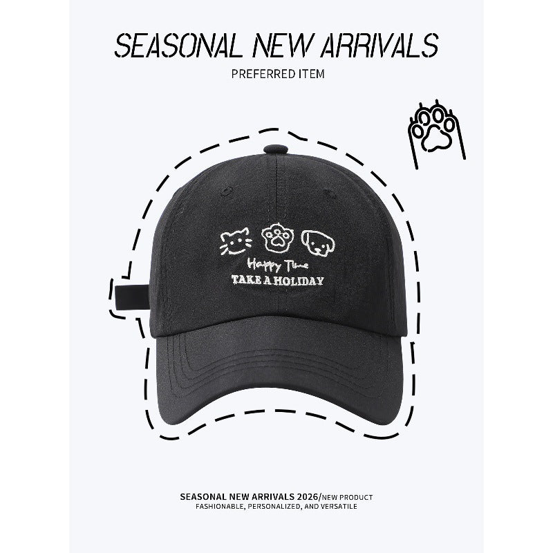 Quick-Dry Baseball Cap for Men and Women, Lightweight UV Protection Sun Hat with Wide Brim, Breathable Soft Top