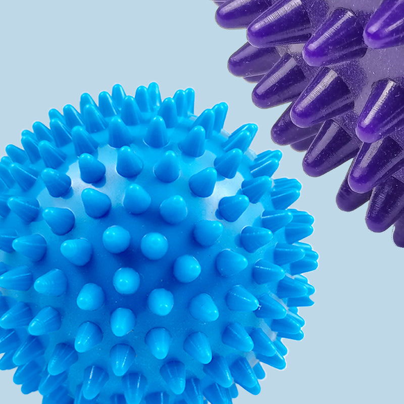 Spiky Massage Ball for Muscle Relaxation, PVC Yoga Acupressure Fitness Fascia Ball