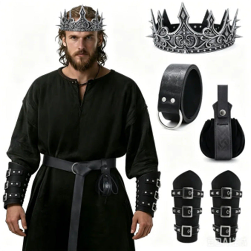 Halloween Medieval Renaissance Viking Costume Accessories Set