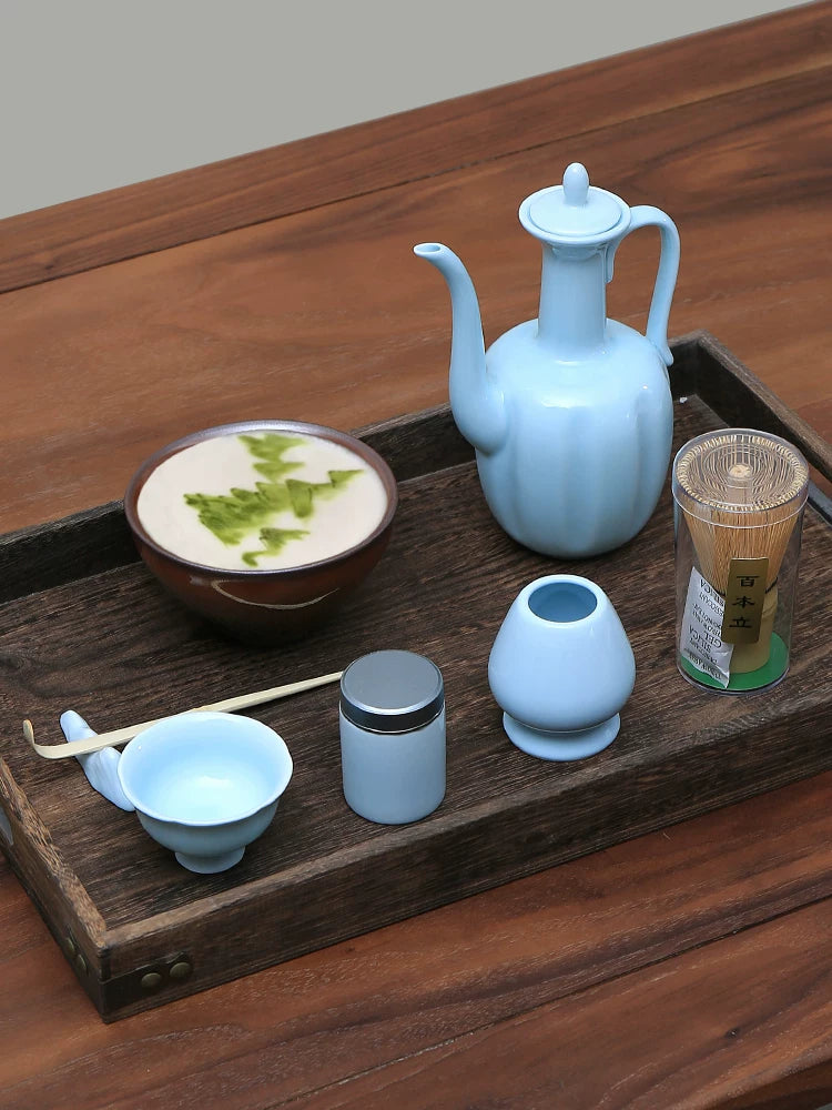 Matcha Whisking Ceremony Set with Jianzhan Tea Bowl