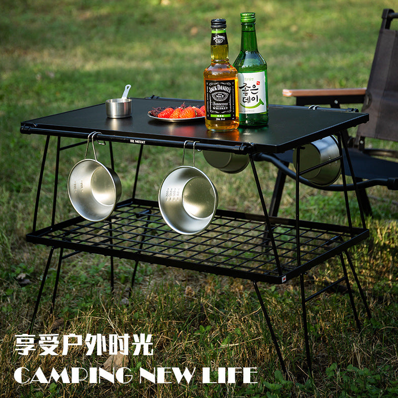 Portable Outdoor Folding Camping Picnic Table with Storage Bag