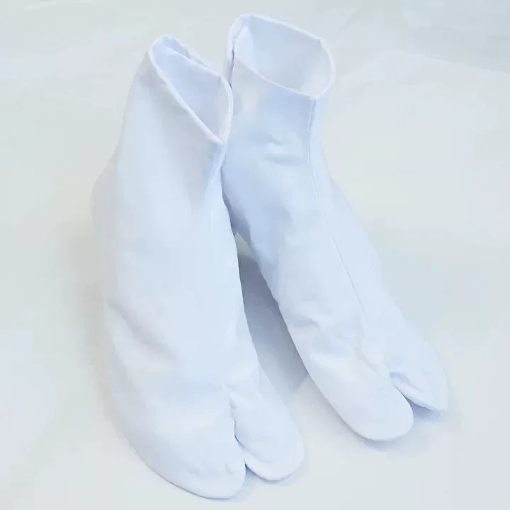Japanese Traditional Cotton Tabi Socks with Four Clasps for Geta Kimono